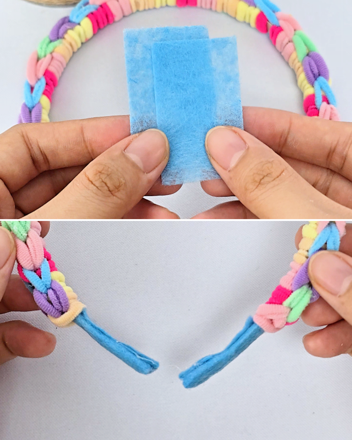 DIY Hair Tie Headband for Beginners
