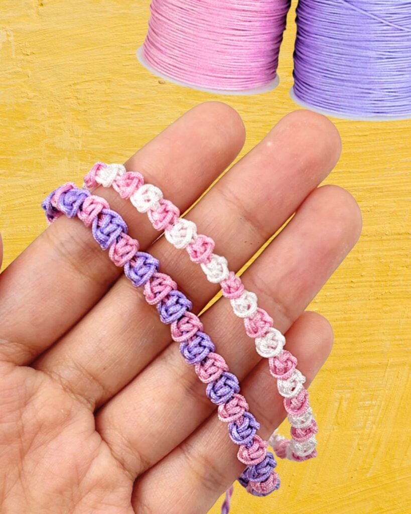 DIY macrame bracelet easy