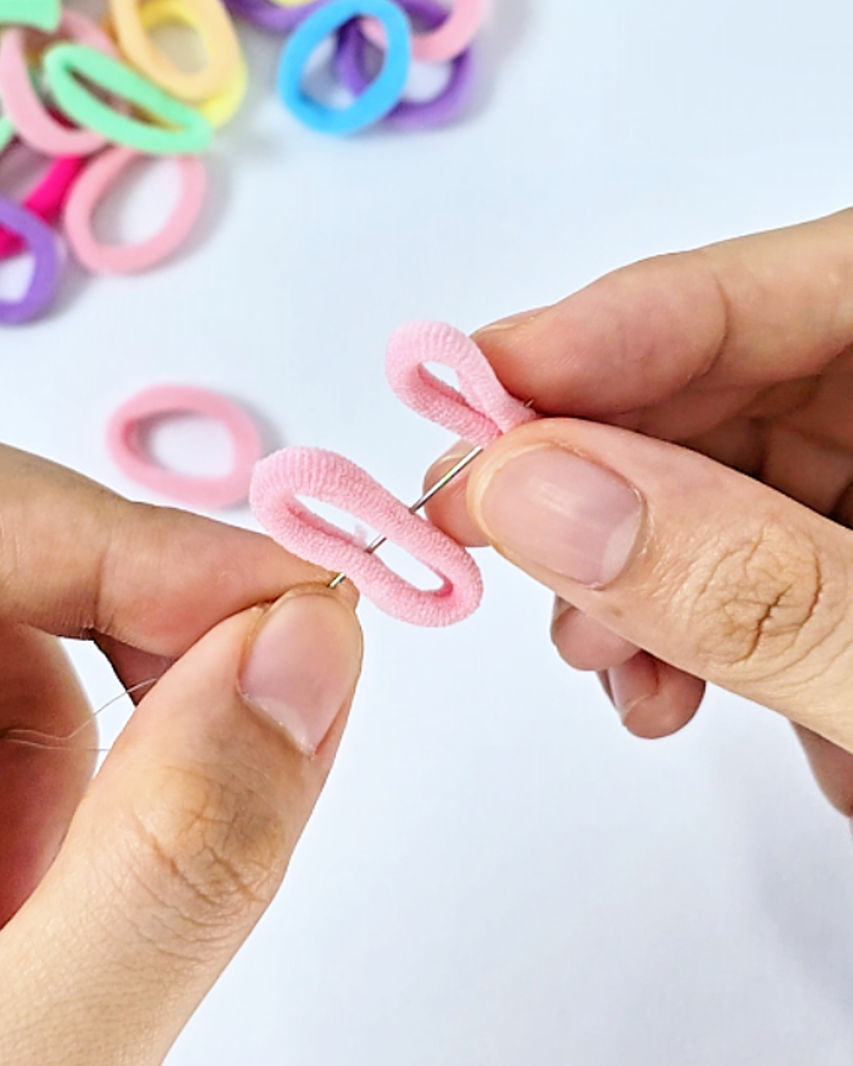 Easy DIY Hair Tie Ring Tutorial