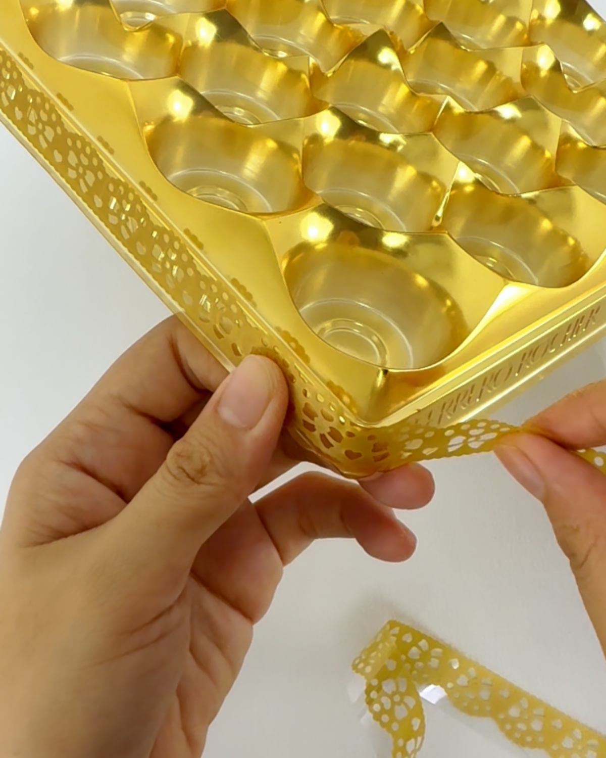 Easy DIY Jewelry Case Using Ferrero Box