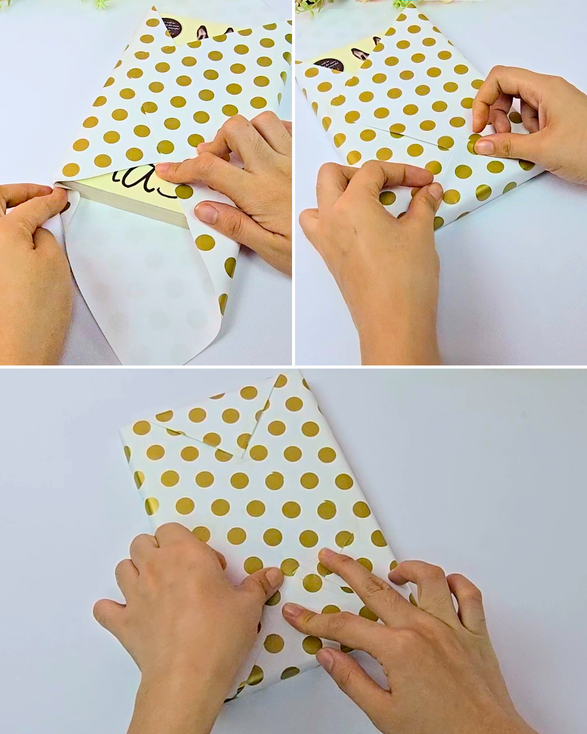 Hack on How to Wrap a Gift with Small Wrapper