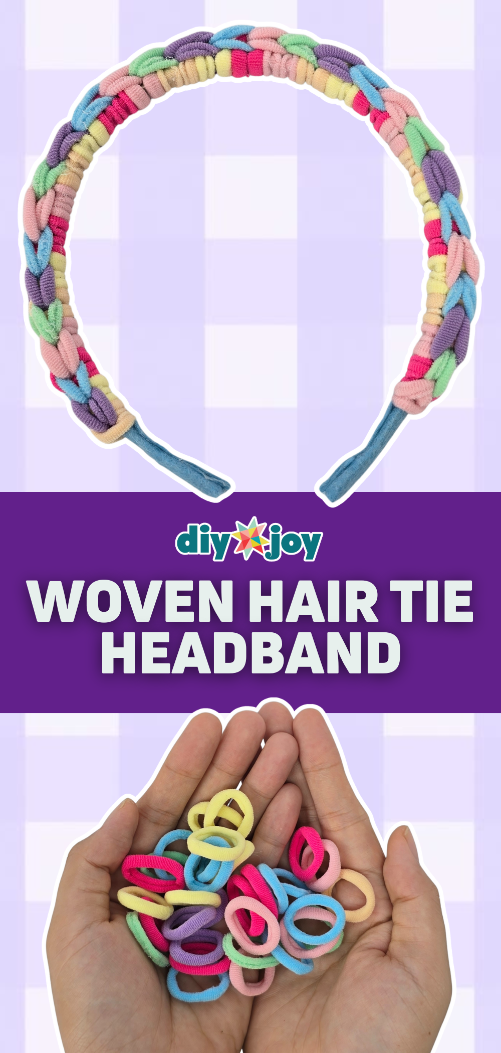 Hair Tie Headband You Can Make in Minutes