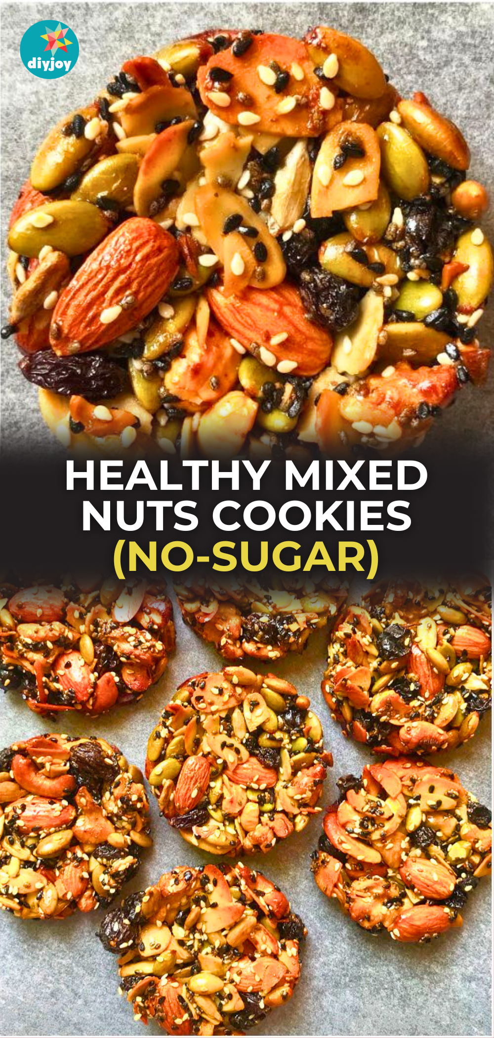 Healthy Mixed Nuts Cookies Recipe