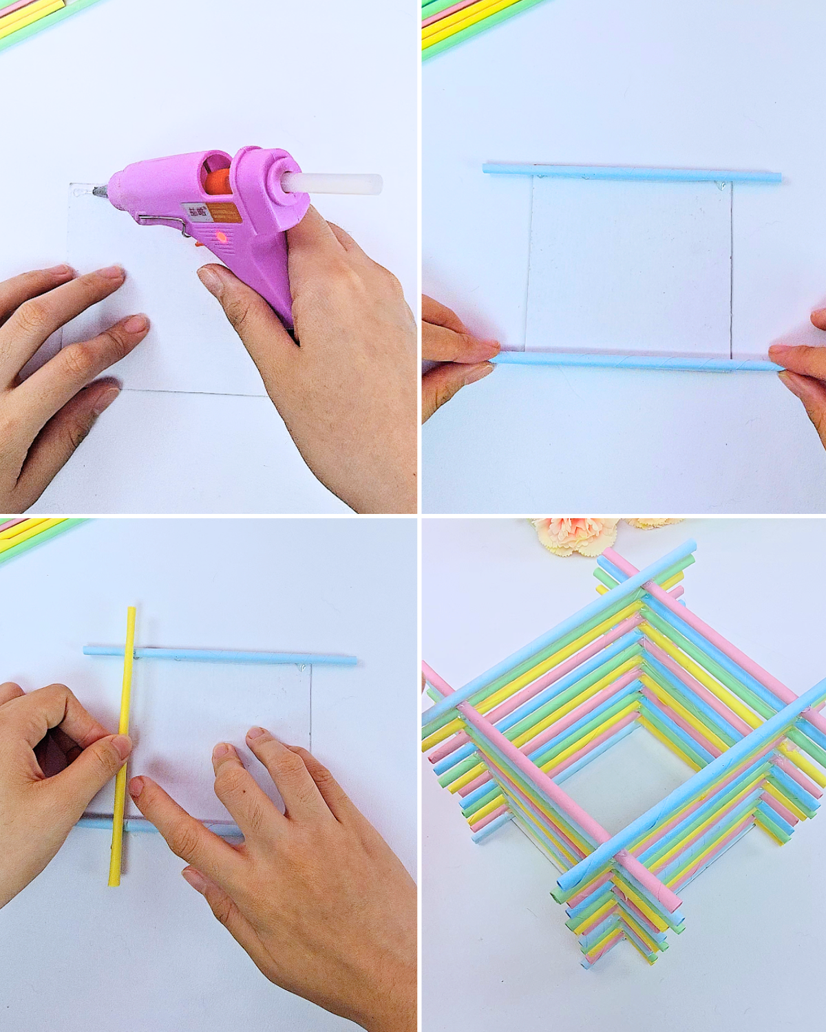 How to Craft a Pen Holder with Colored Paper