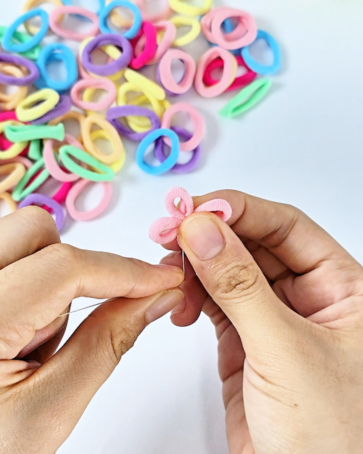 How to Make a Hair Tie Ring in Minutes