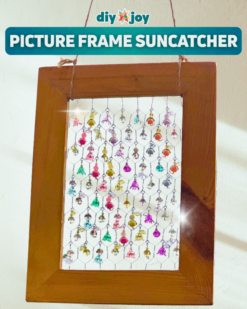 Cute DIY Idea -Picture Frame Suncatcher Tutorial