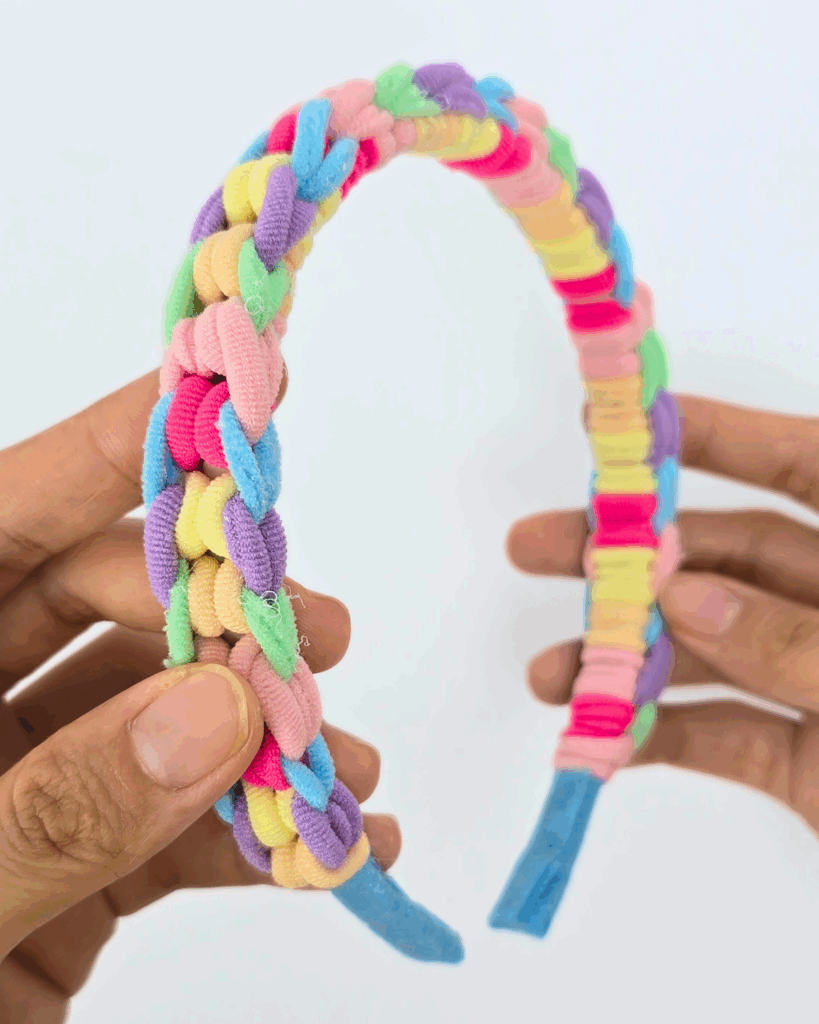 Simple DIY Hair Tie Headband for Beginners