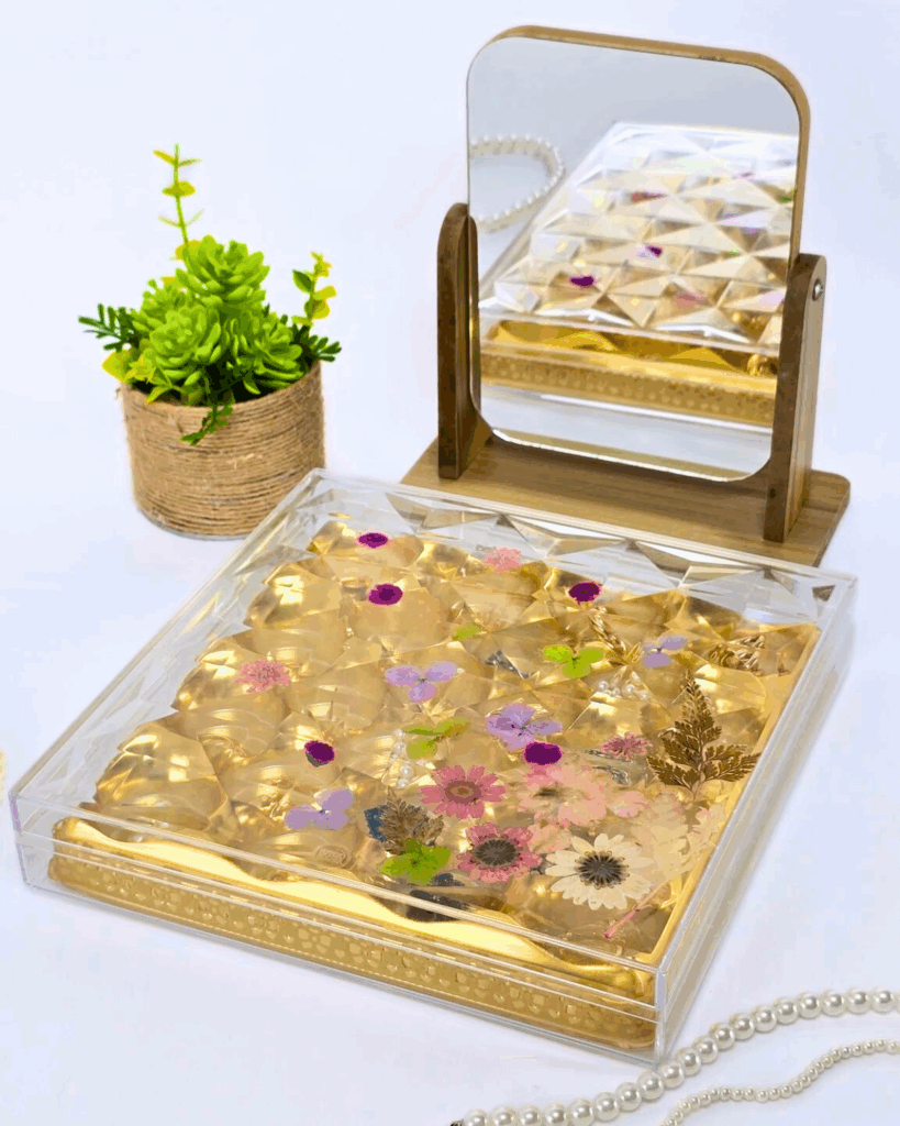 Upcycled Ferrero Rocher Jewelry Organizer