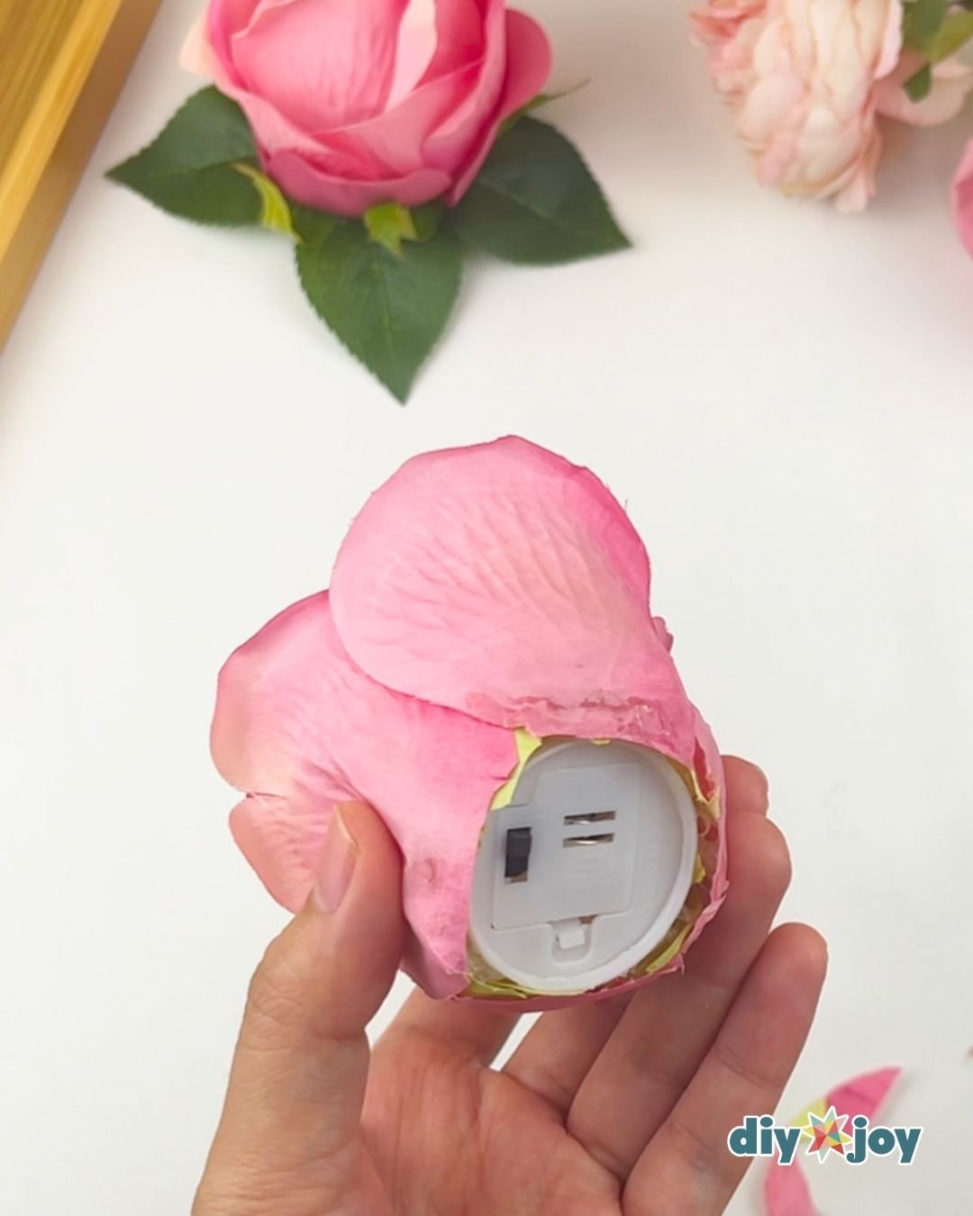 flower tea lights for weddings