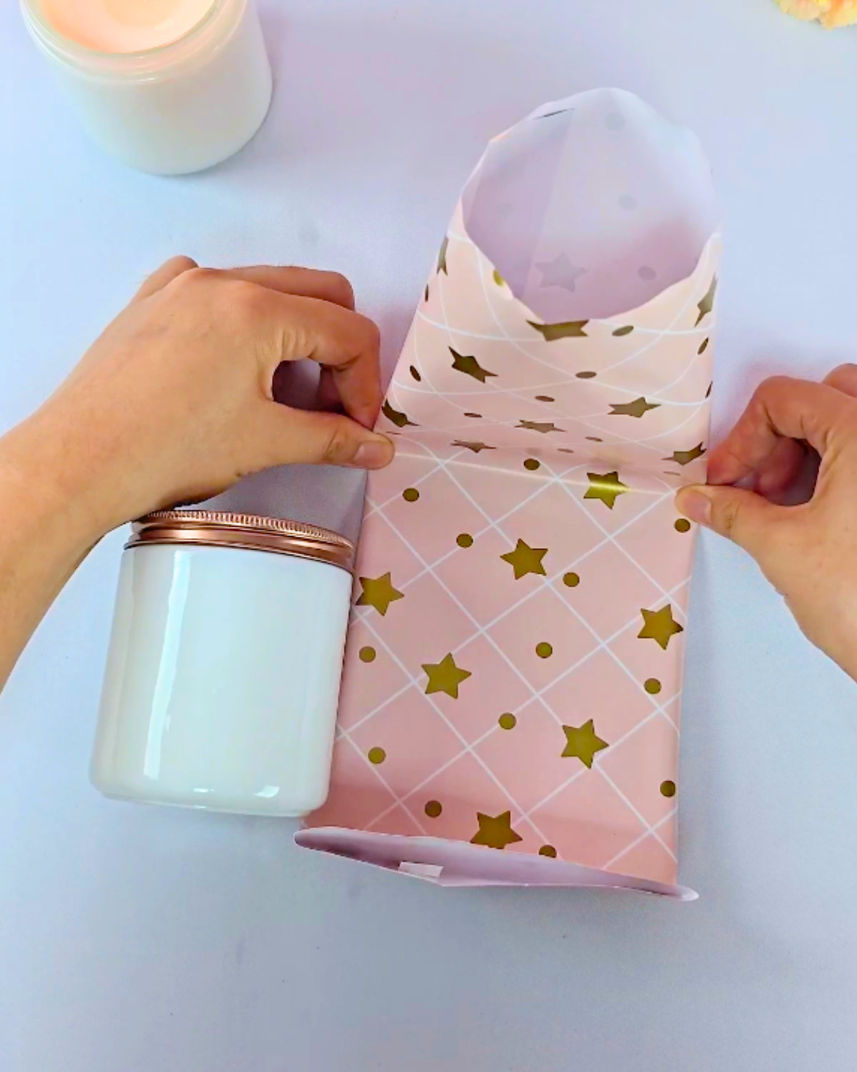 Cute Candle Gift Wrapping Ideas