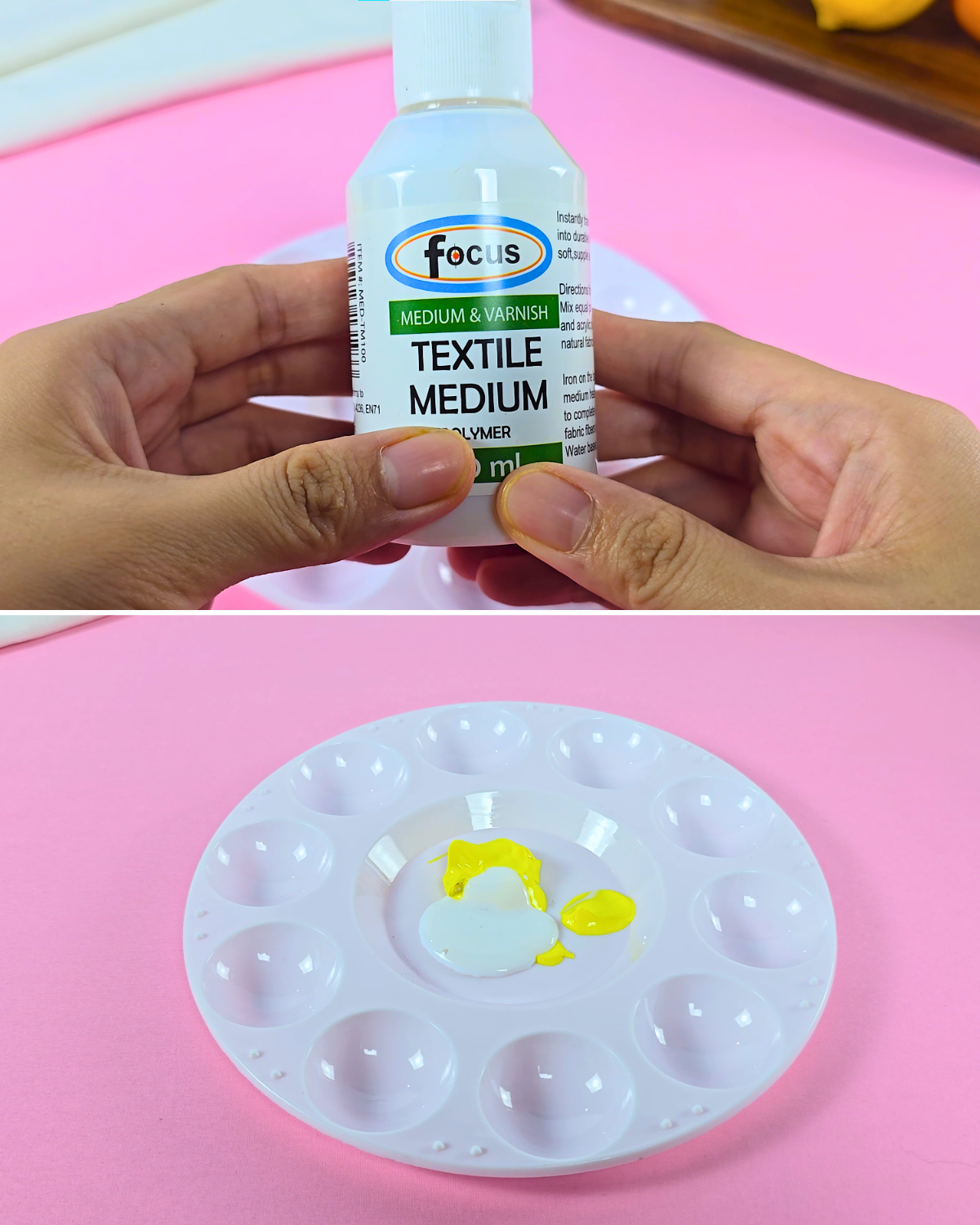 Easy Citrus Print Tea Towel