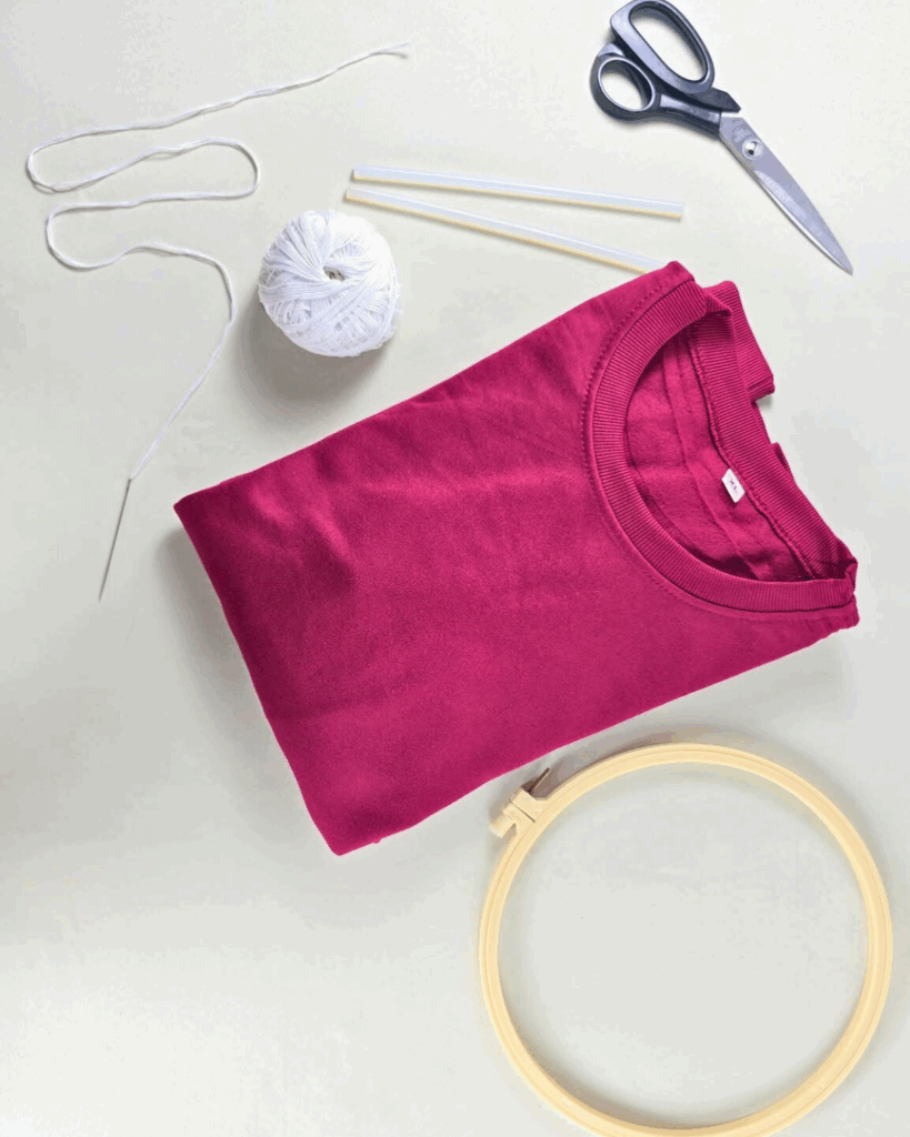 Materials for Christmas Sweater Embroidery