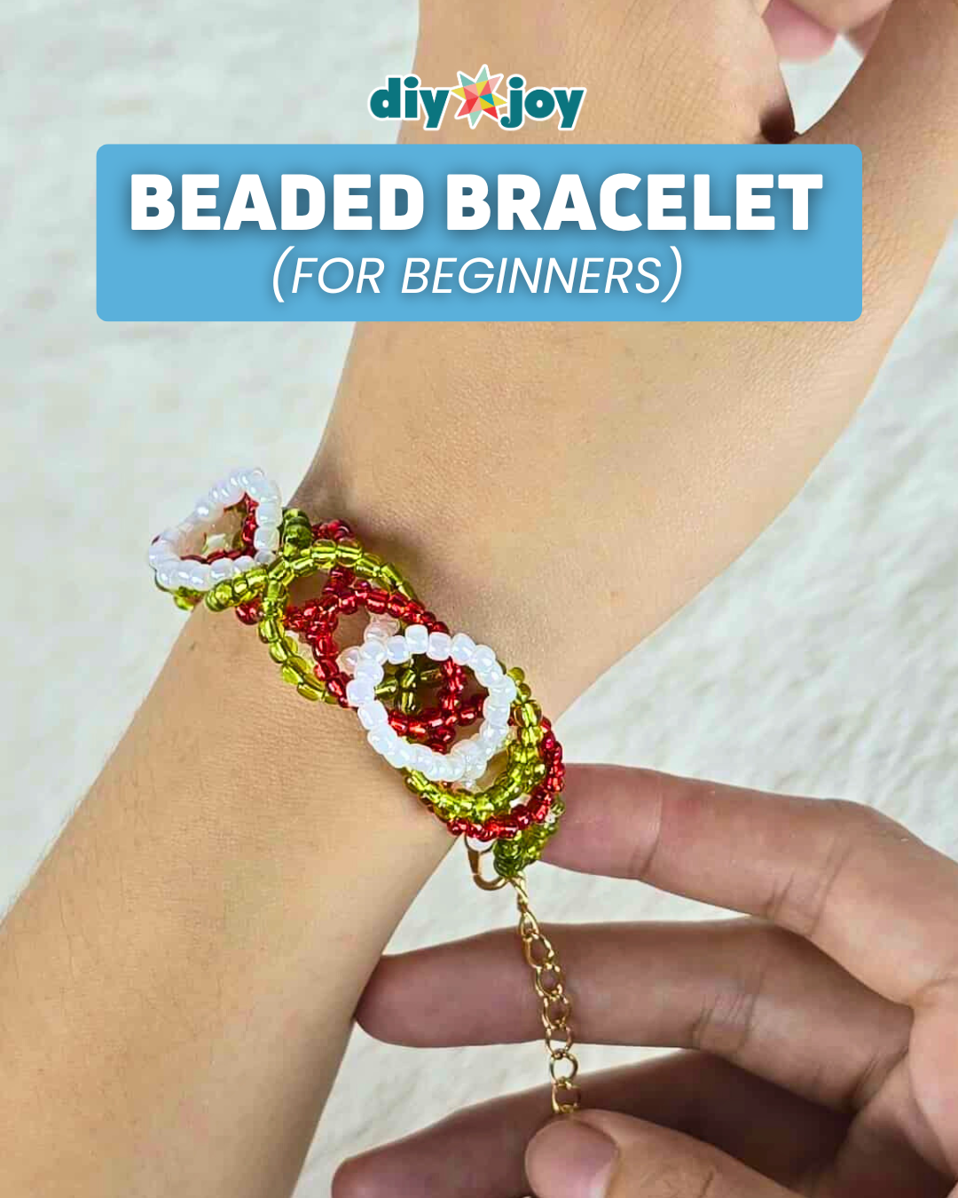 Beginner-Friendly Beaded Bracelet Tutorial - DIY Joy