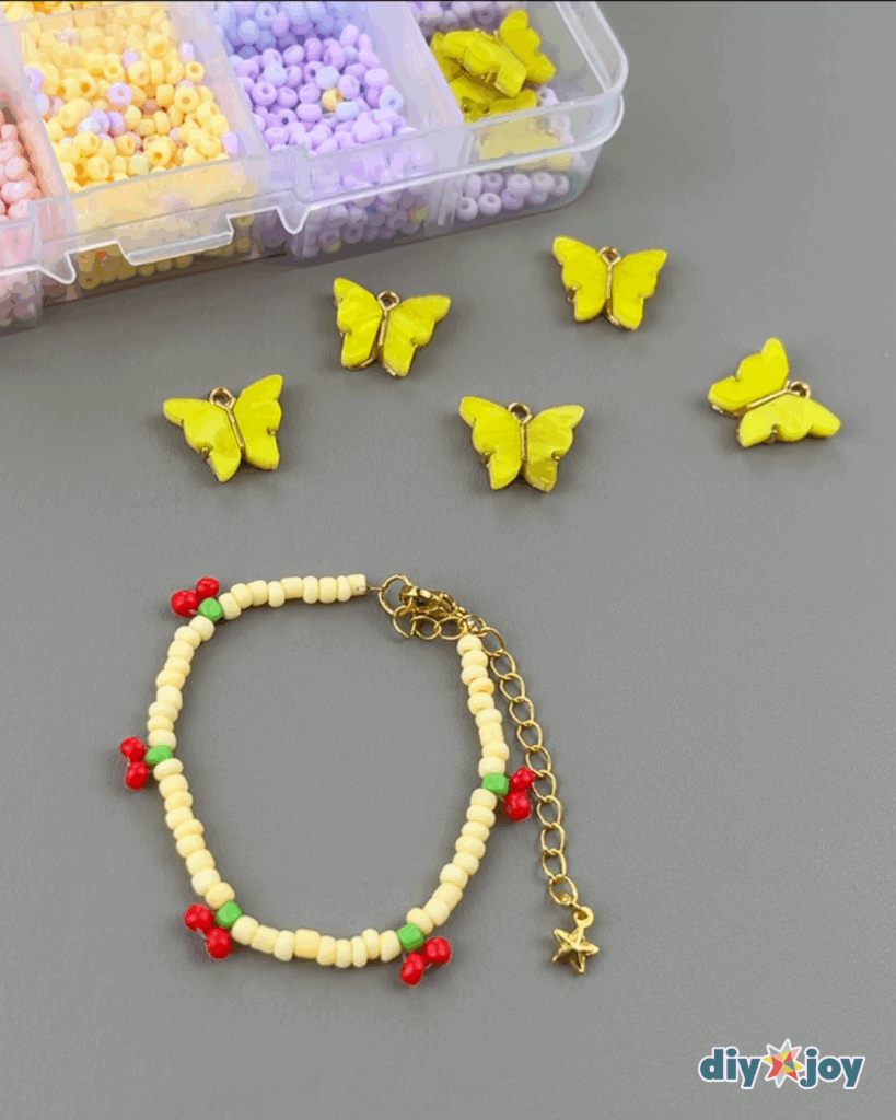 adjustable cherry bracelet