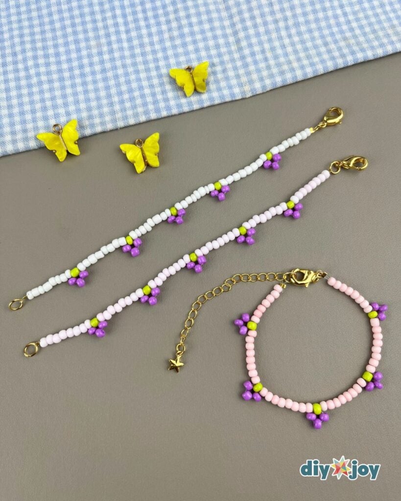 grape charm bracelet