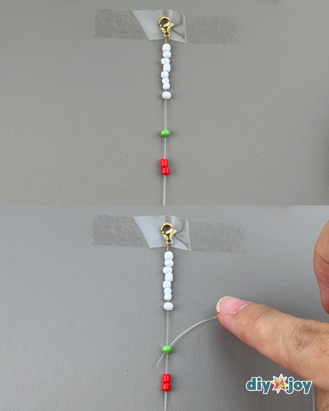 handmade cherry bracelet