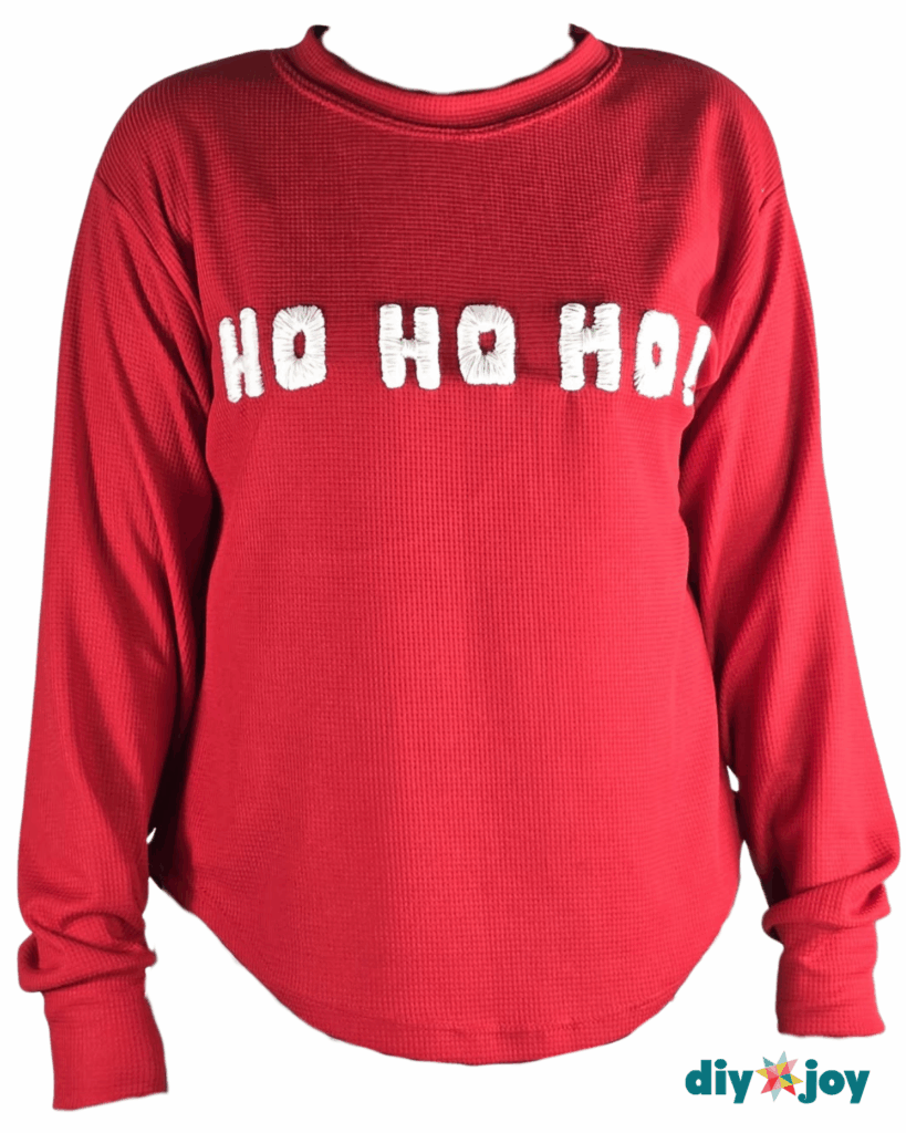 Cute Christmas Sweater Embroidery