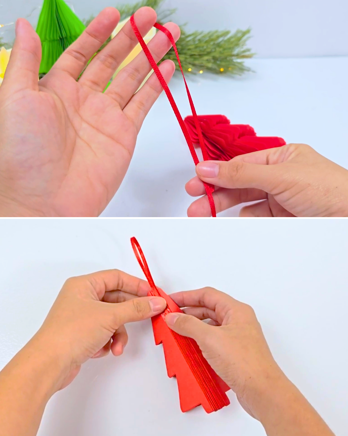 Cute Honeycomb Paper Christmas Tree