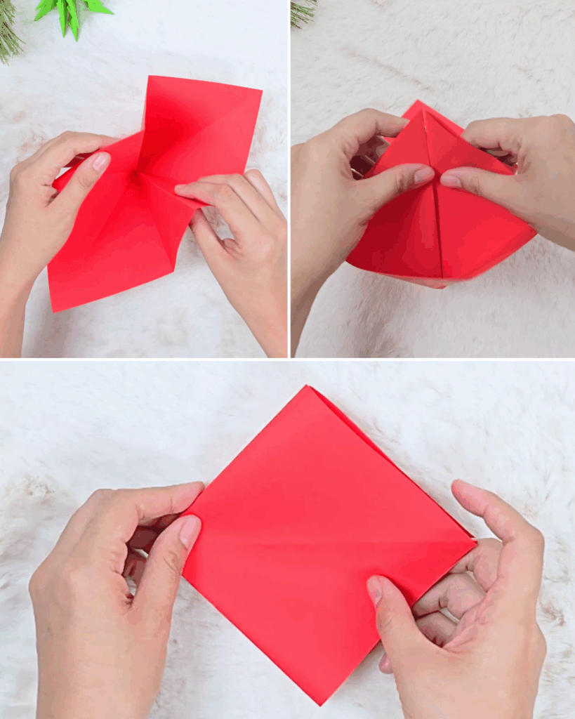 DIY 3D Origami Christmas Tree