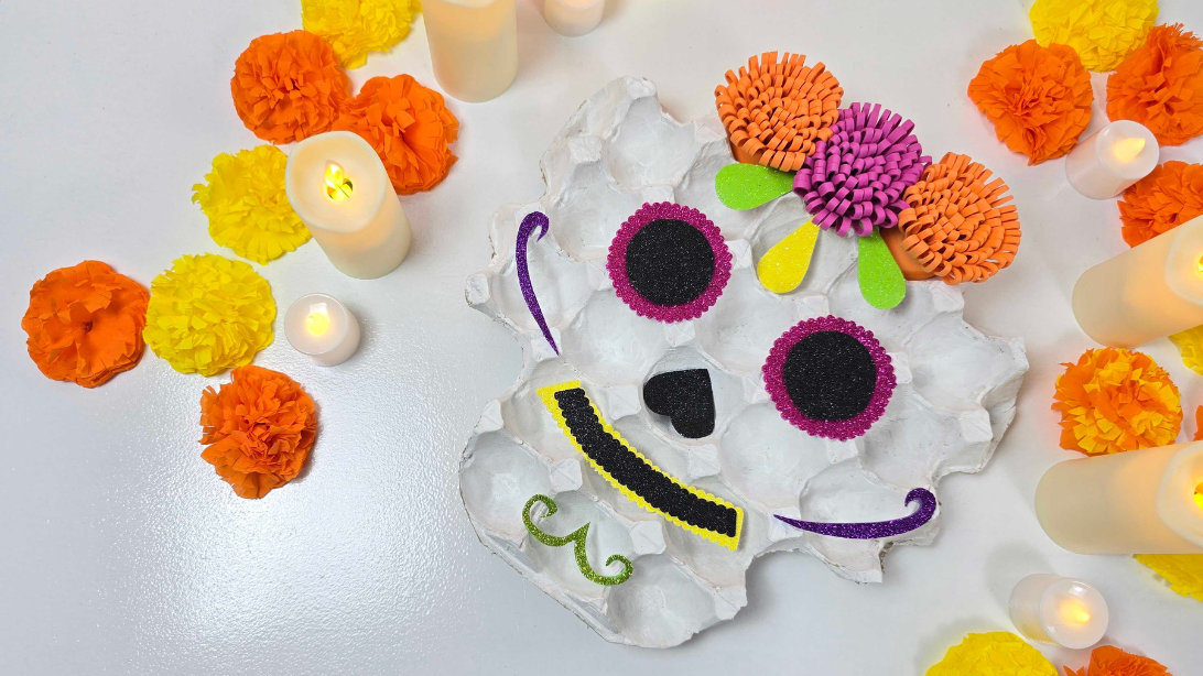 Sugar Skull Wall Art - DIY Room Decor for Boys