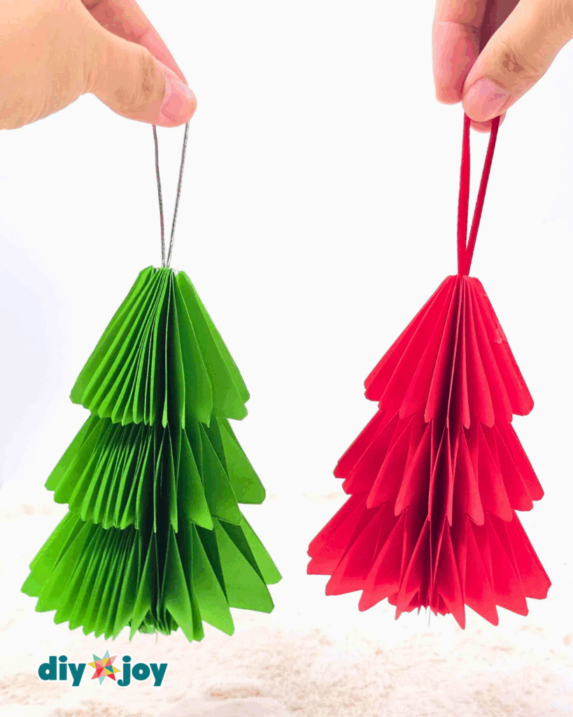 Easy DIY Paper Tree for a Simple Christmas Look