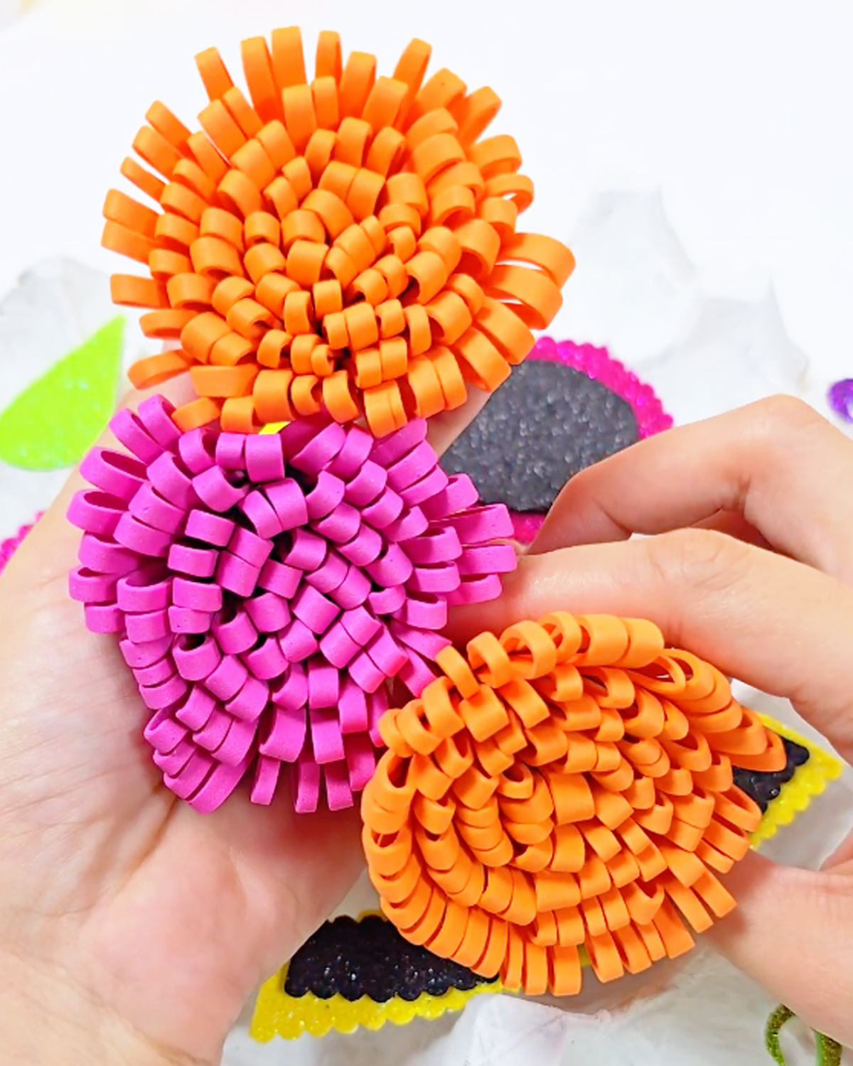 Easy Egg Tray Sugar Skull Decoration Idea