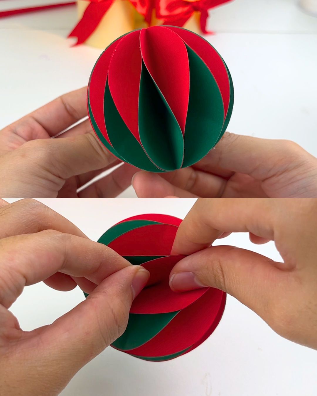 Easy Paper Christmas Ornaments