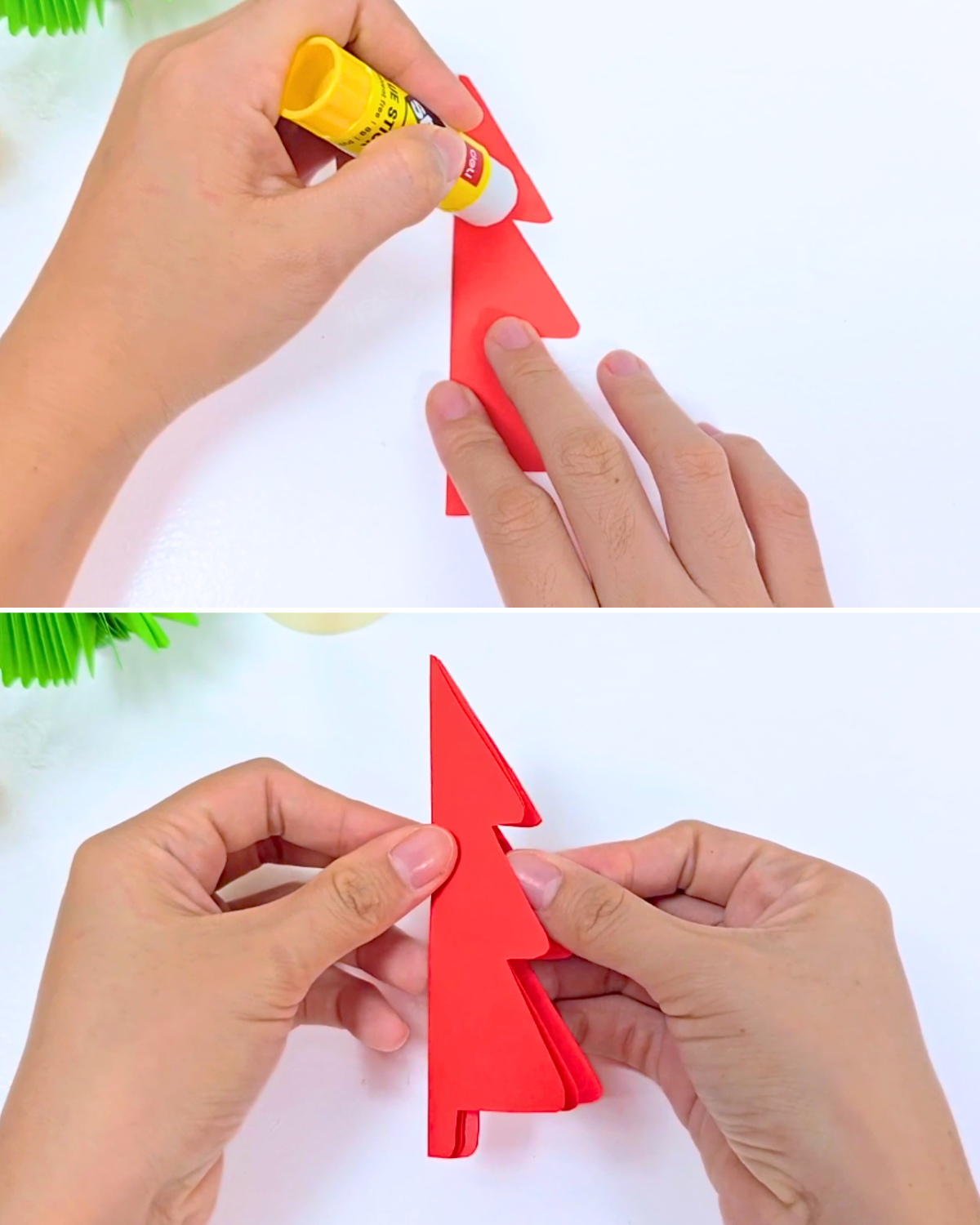 Honeycomb Paper Christmas Tree for Kids