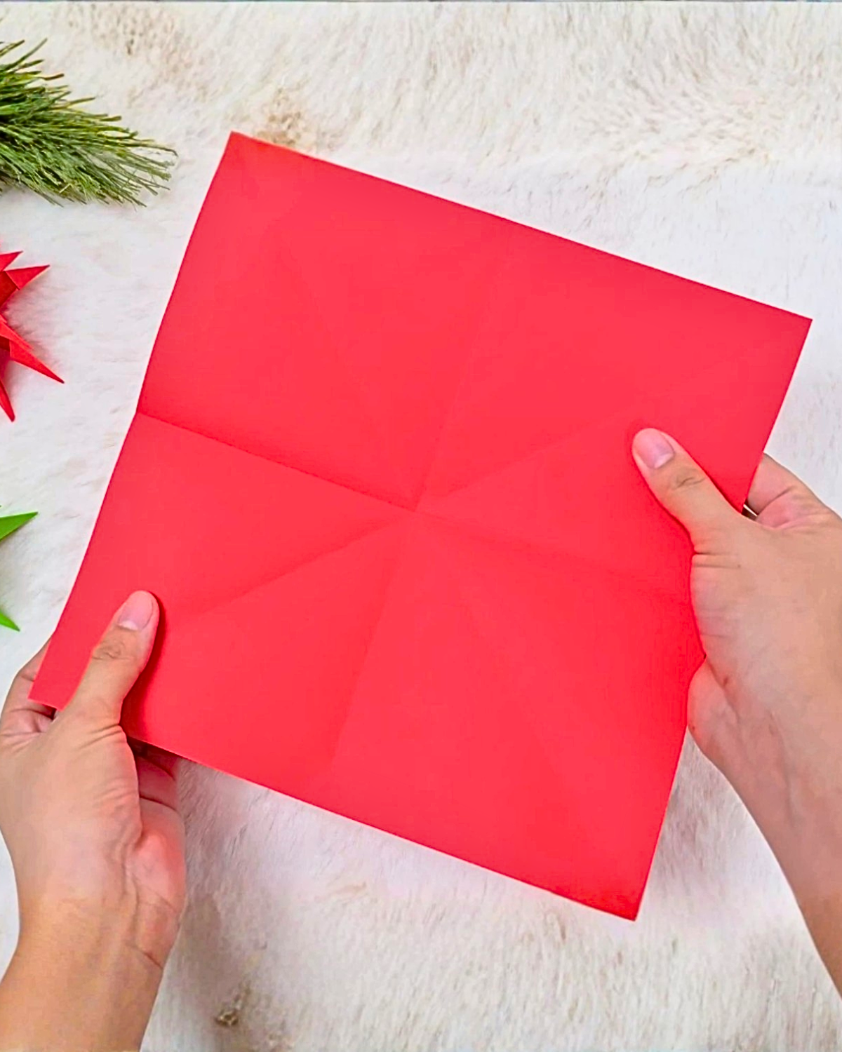 How to Fold a Christmas Tree with Origami Paper