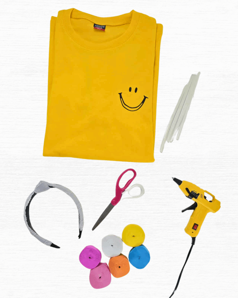 Materials for Piñata Guy and Candy Girl