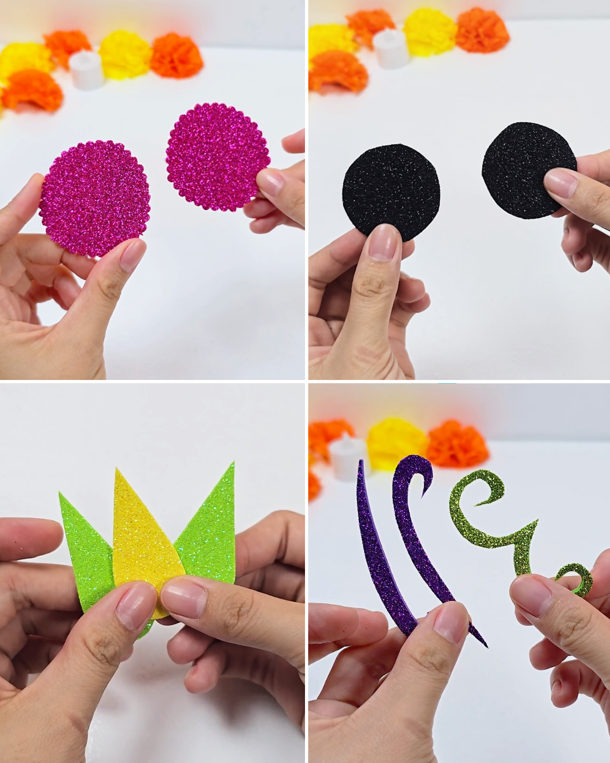 Simple DIY Sugar Skull from Egg Tray Tutorial