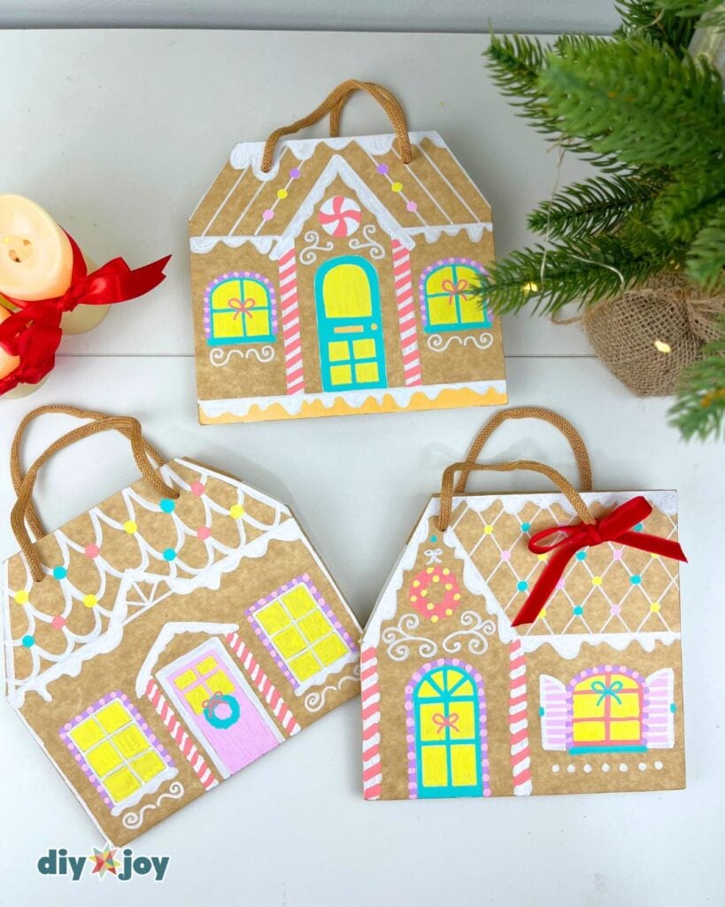 DIY Paper Gingerbread House