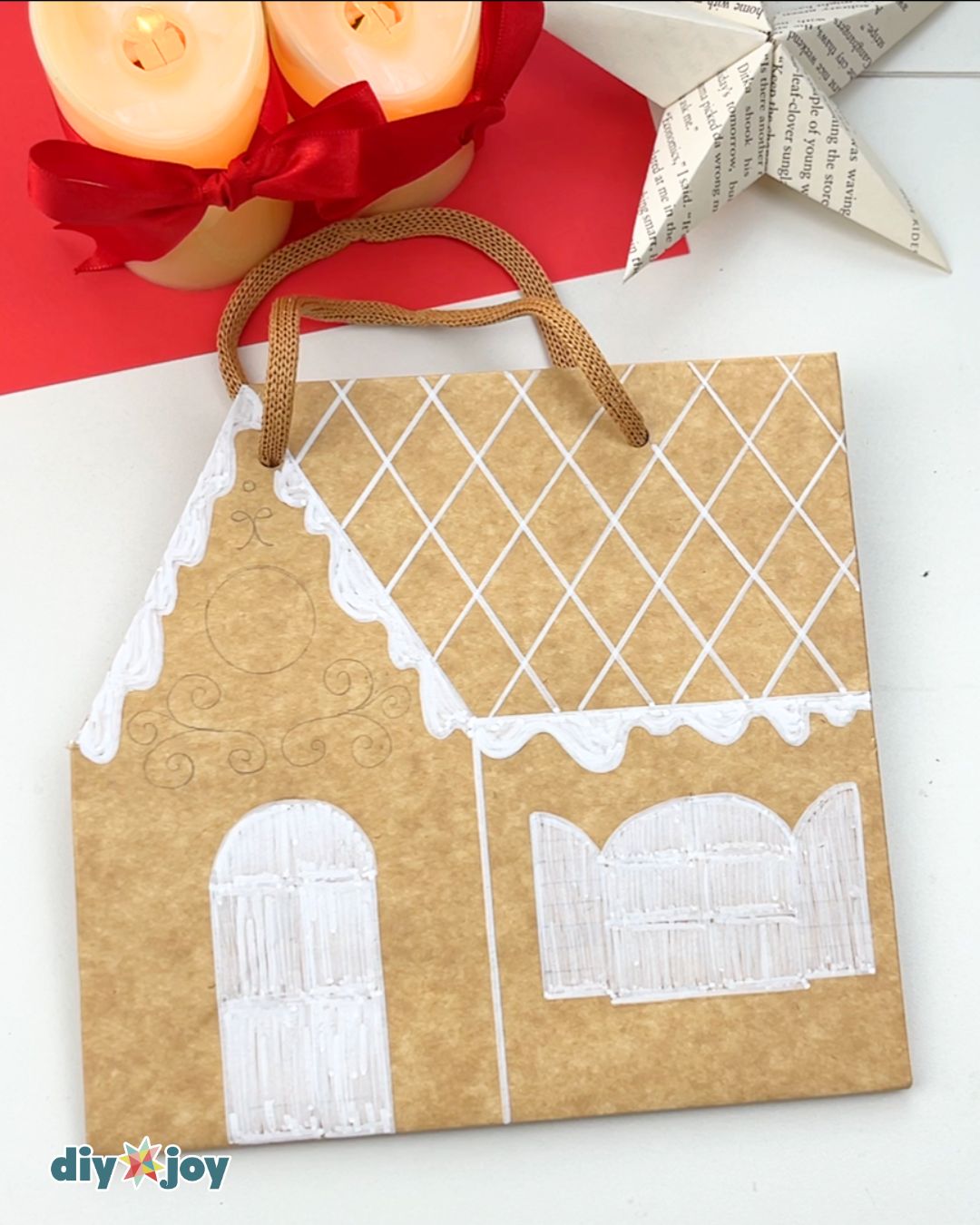 Gingerbread House Craft for Kids