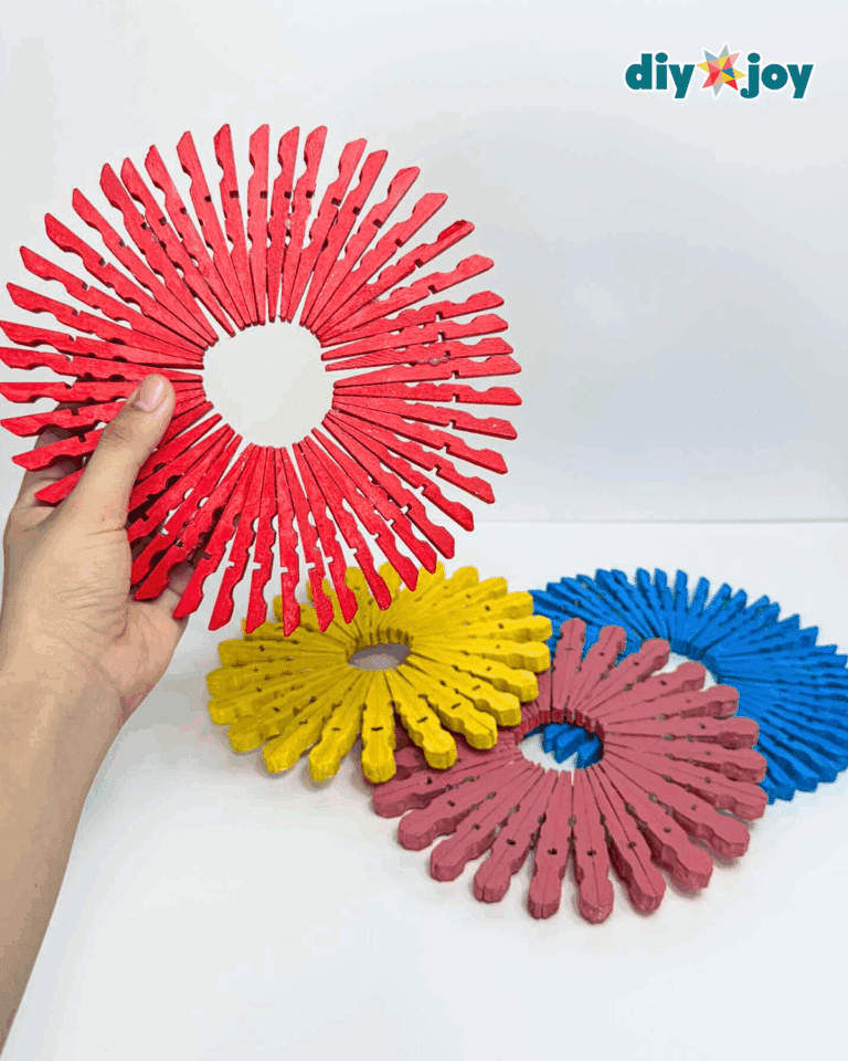 Colorful Clothespin Triver DIY