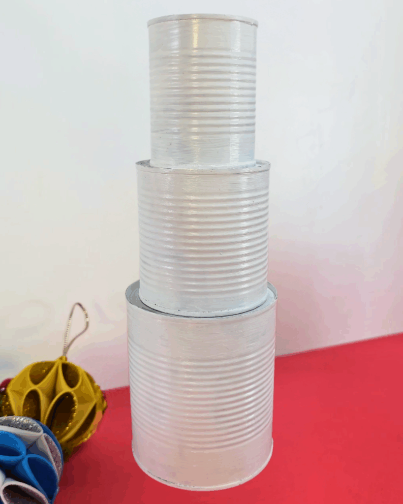 DIY Tin Can Snowman