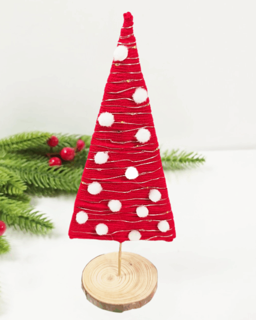 DIY Yarn Christmas Tree Tutorial