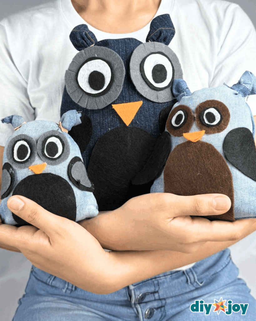 Easy DIY Denim Owl for Beginners