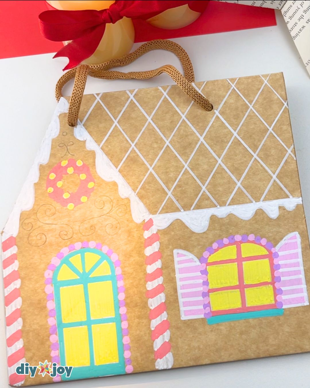 Ginger bread house bag