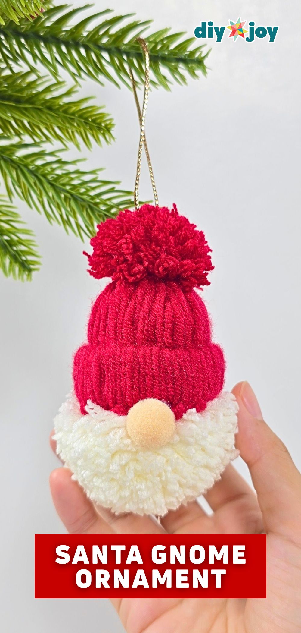 How to Make a Pom Pom Santa Gnome