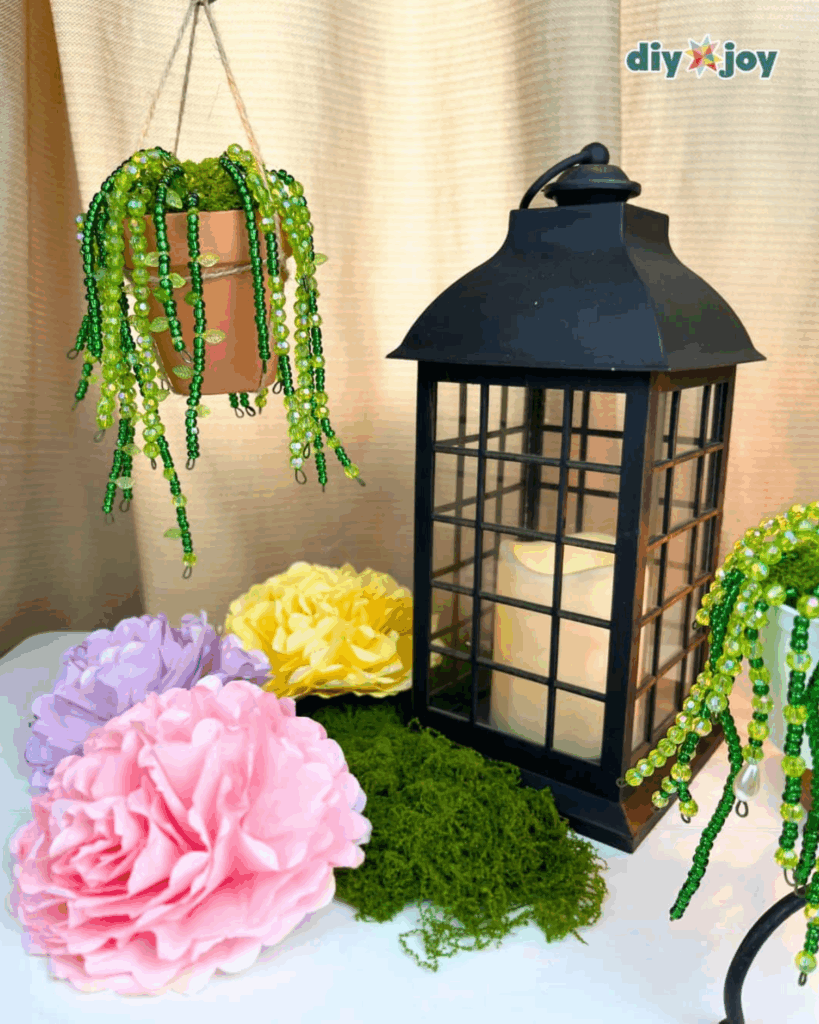 Learn How to Make Beaded Plant Tutorial