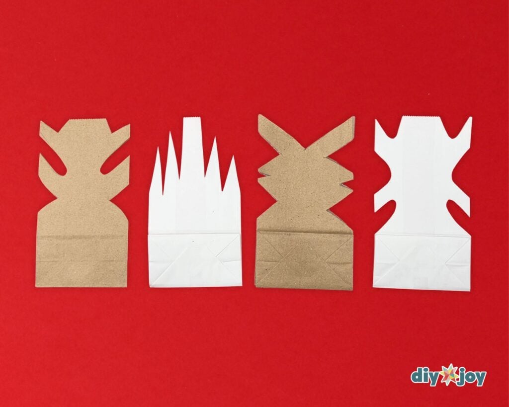 Paper Bag Snowflake Patterns