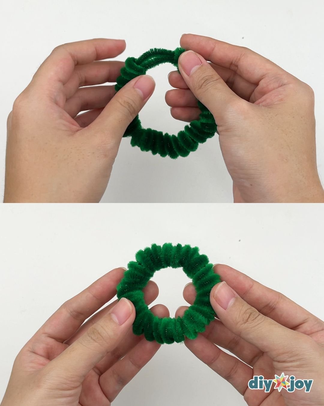 Pipe cleaner Christmas ornaments