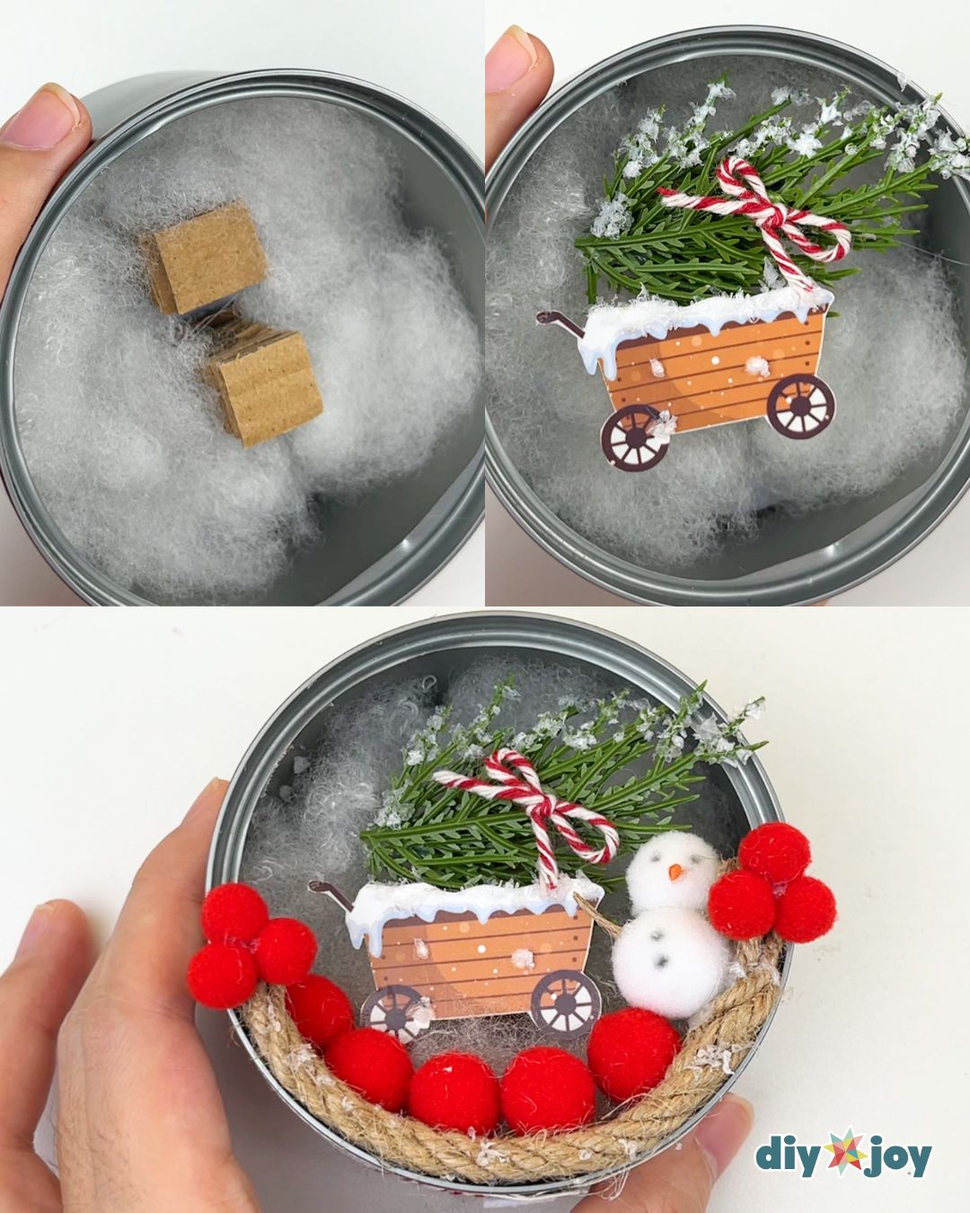 Quick DIY Christmas Decor - Christmas Tree and Snowman