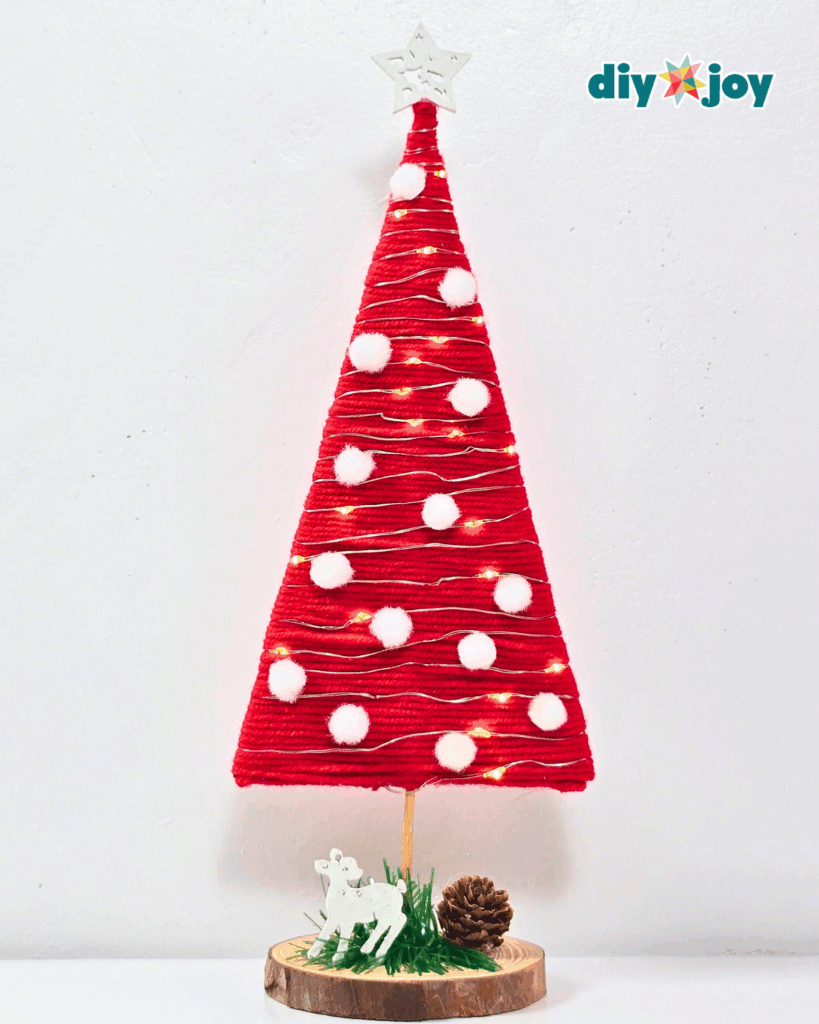 Simple and Fun Yarn Christmas Tree Craft for All Ages