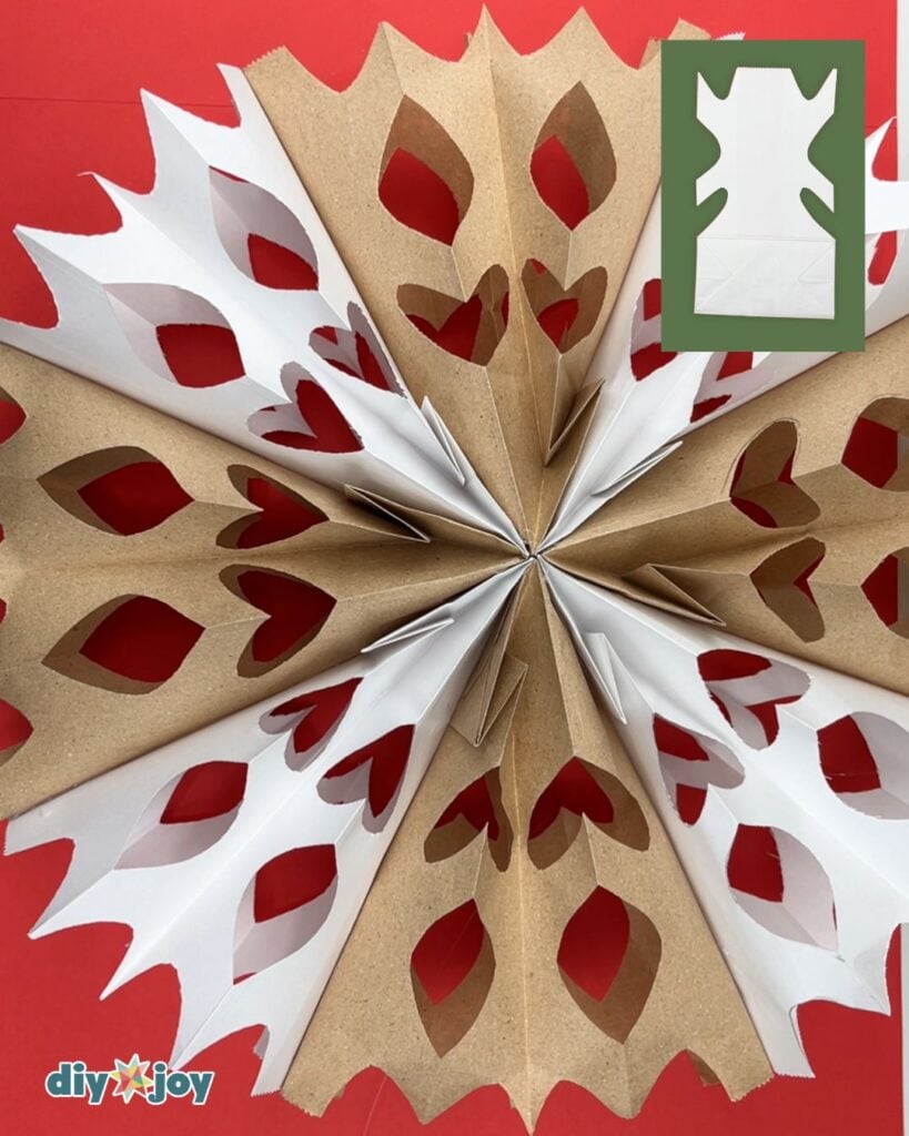 Snowflake paper craft