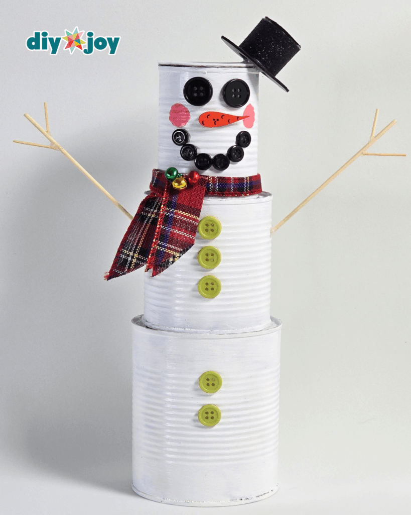 Tin Can Snowman Tutorial