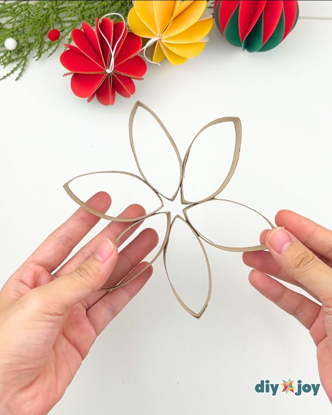 Upcycled Christmas ornaments