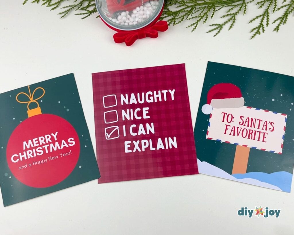 Custom Christmas wine labels