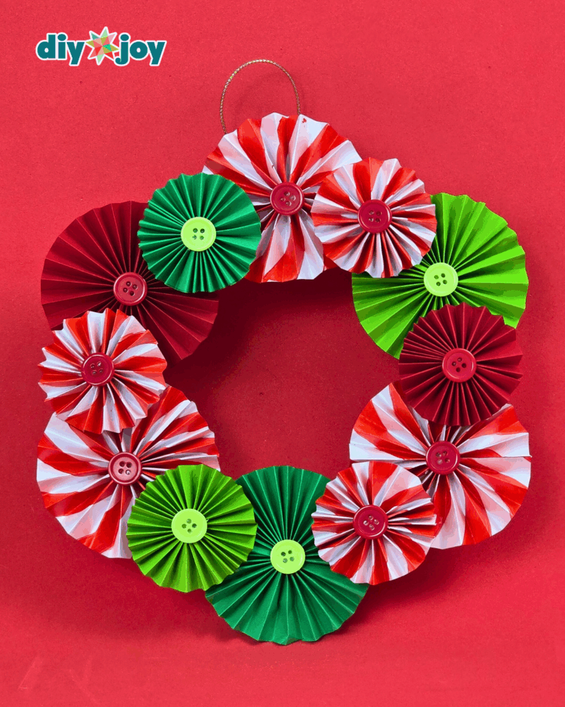 DIY Paper Wreath Tutorial for a Festive Holiday Look