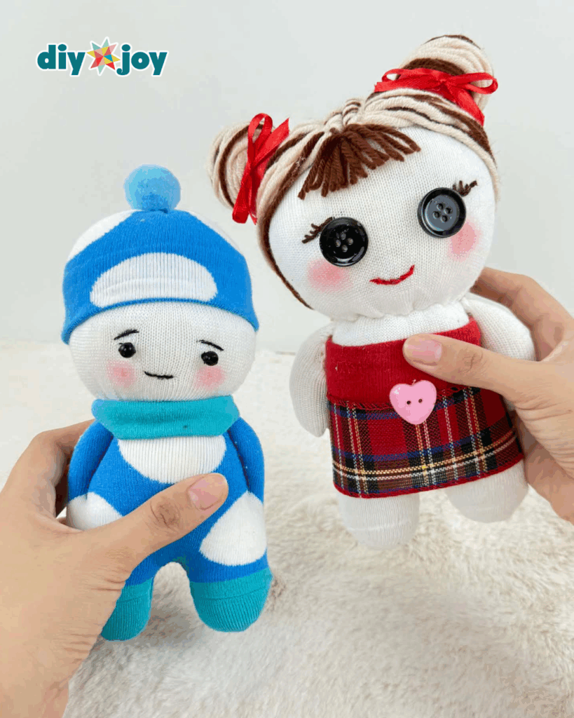 Easy DIY Sock Dolls